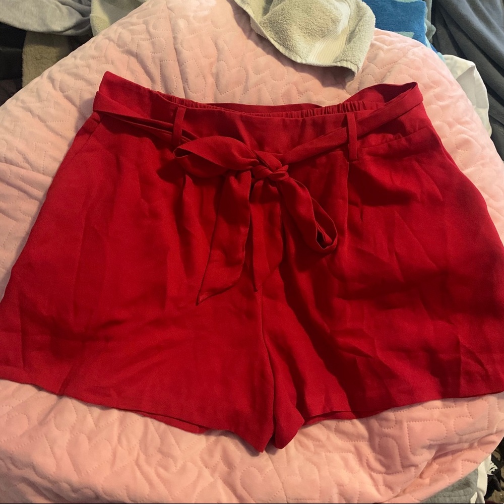 Red shorts